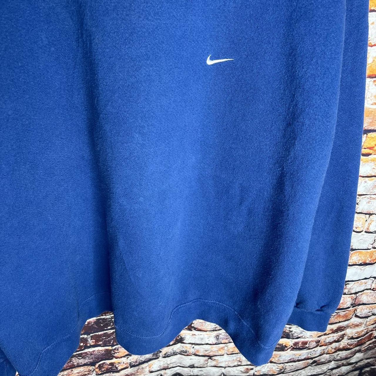 royal blue and volt nike shirt