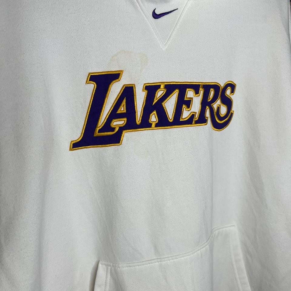 Nike Lakers Mid Swoosh Hoodie W24” L26” - Depop