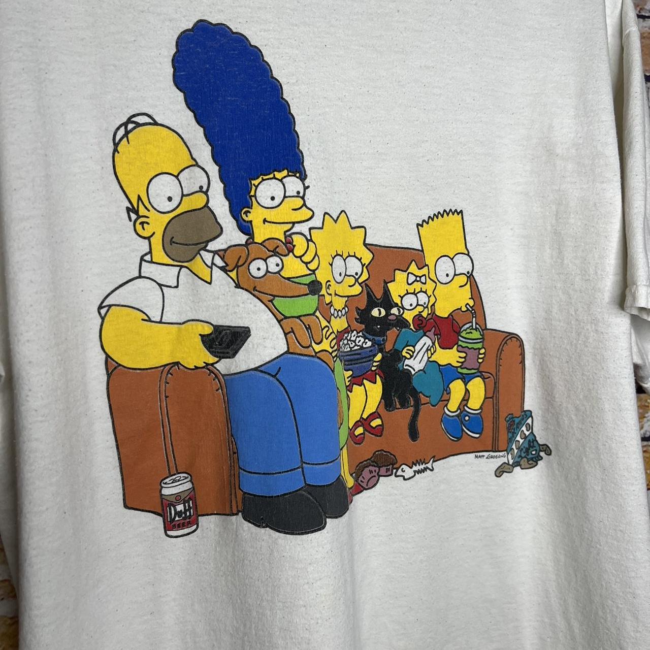 The Simpsons Couch Cartoon 2012 T Shirt Size: XL... - Depop