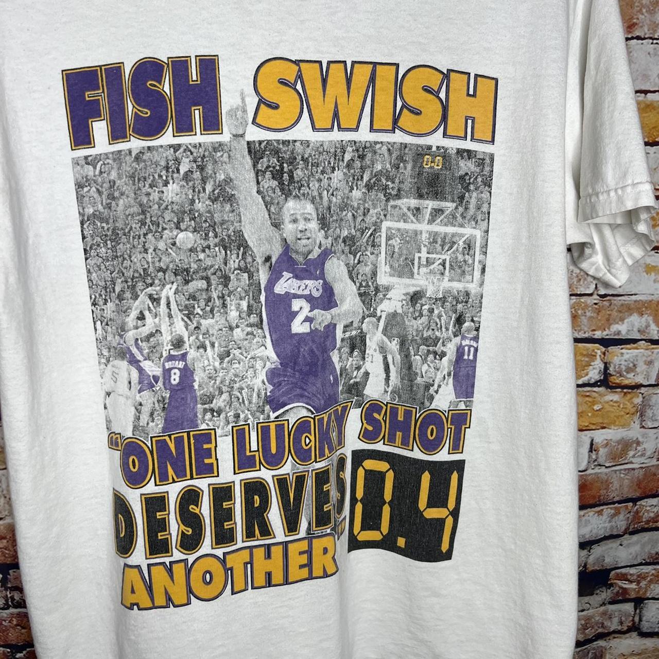 Los Angeles Lakers Derek Fisher signature buzzer second beater shirt,  hoodie, sweater, long sleeve and tank top