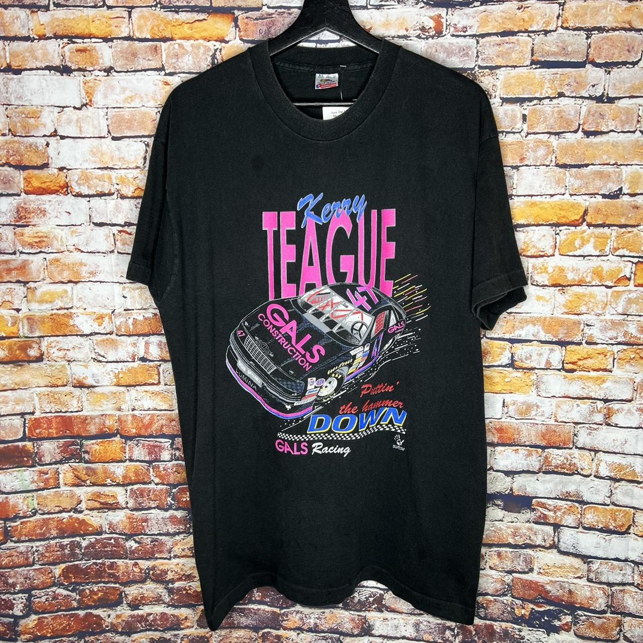 Vintage NASCAR Kenny Teague Racing T Shirt... - Depop