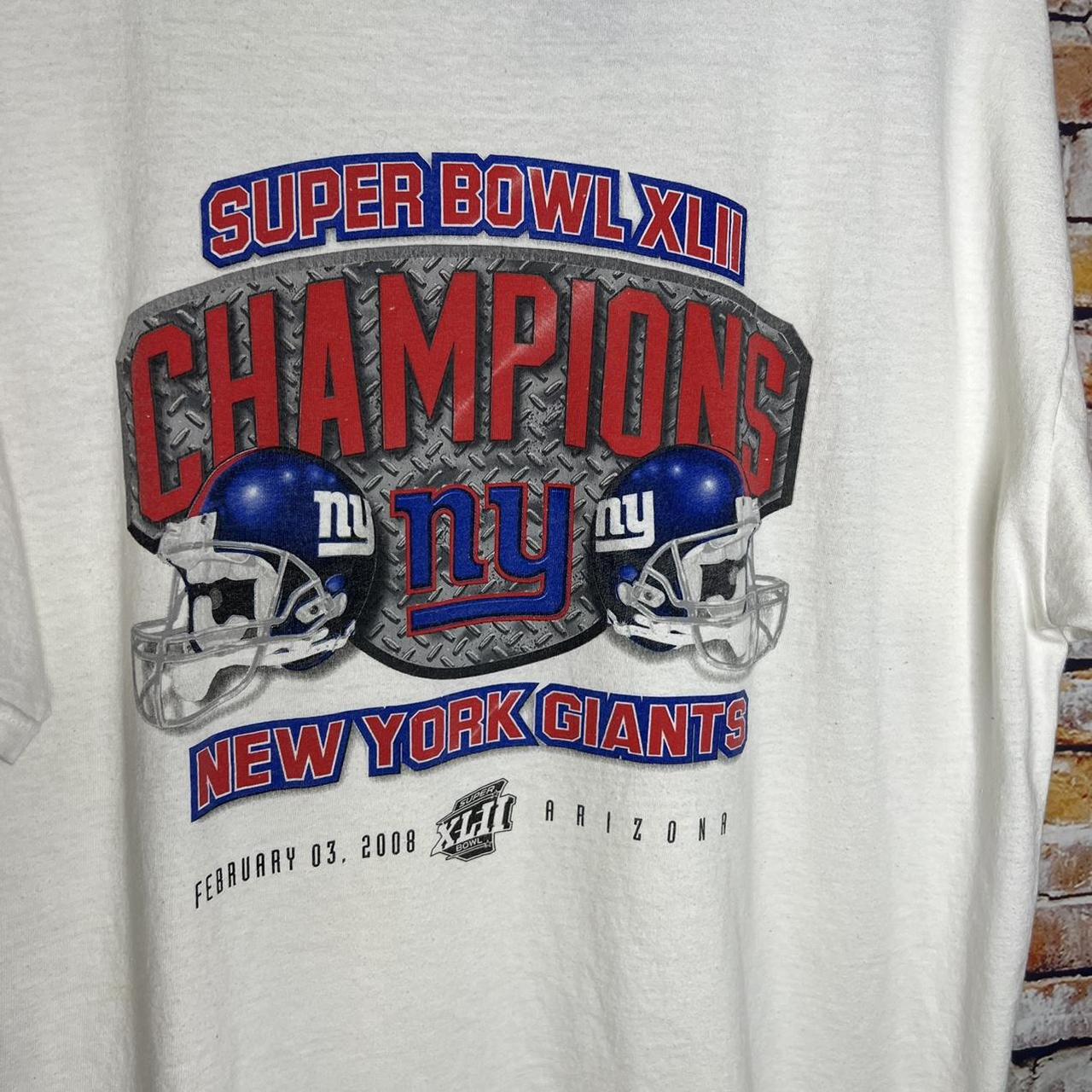 NFL Team Apparel NY Giants Super Bowl Champions long - Depop