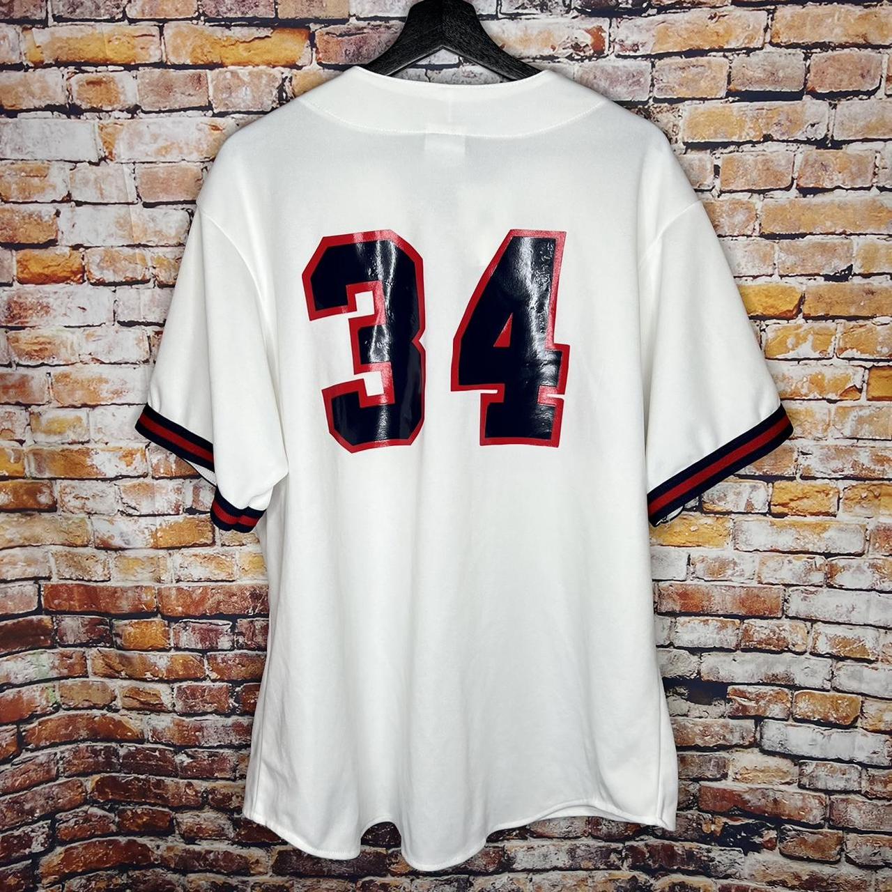 Vintage Cleveland Indians Baseball Jersey 90s - Depop