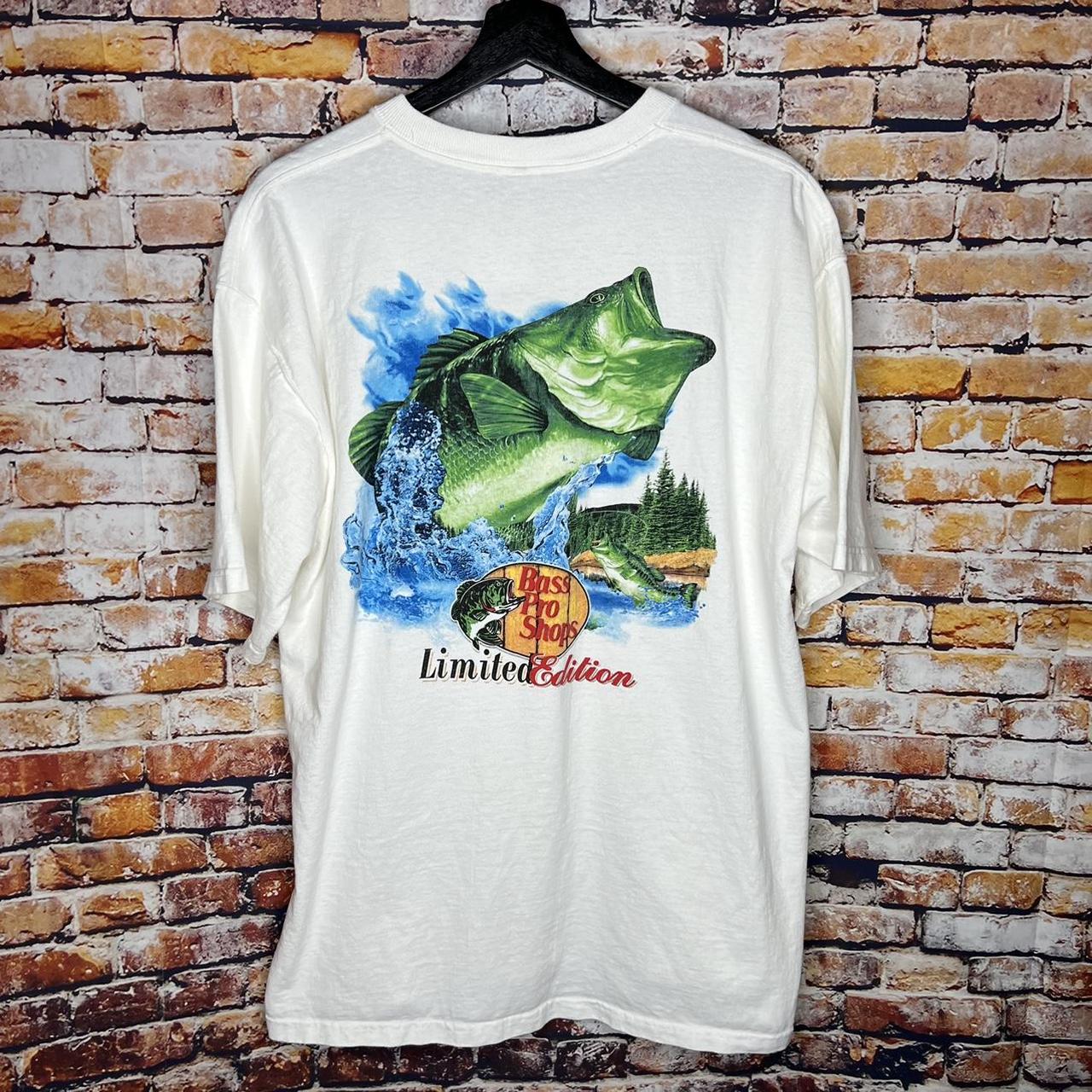 Vintage Bass Pro Shops Fishing T Shirt 00s Size: XL - Depop