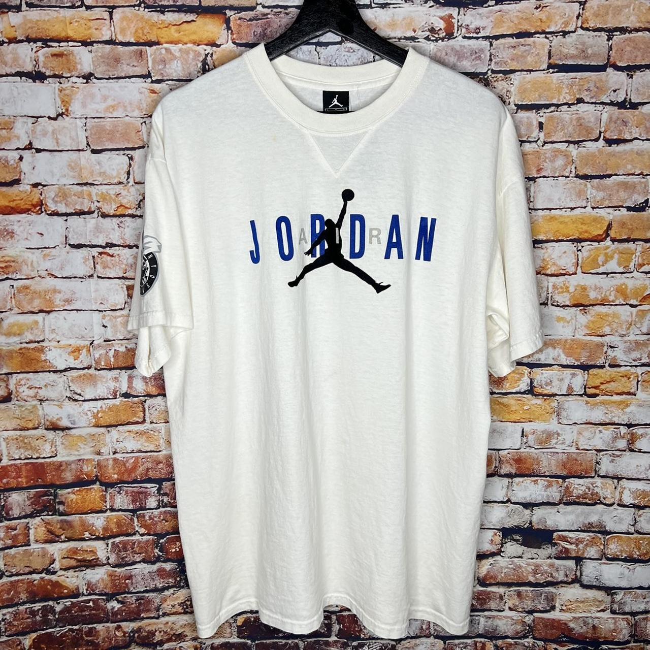 Vintage Air Jordan 7s Magic Basketball T Shirt... - Depop