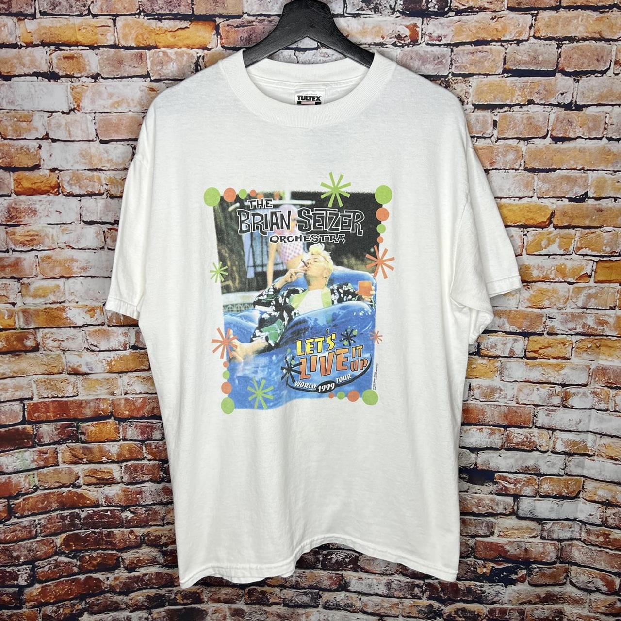 Vintage Brian Setzer Orchestra Let's Live It Up 1999 | Depop