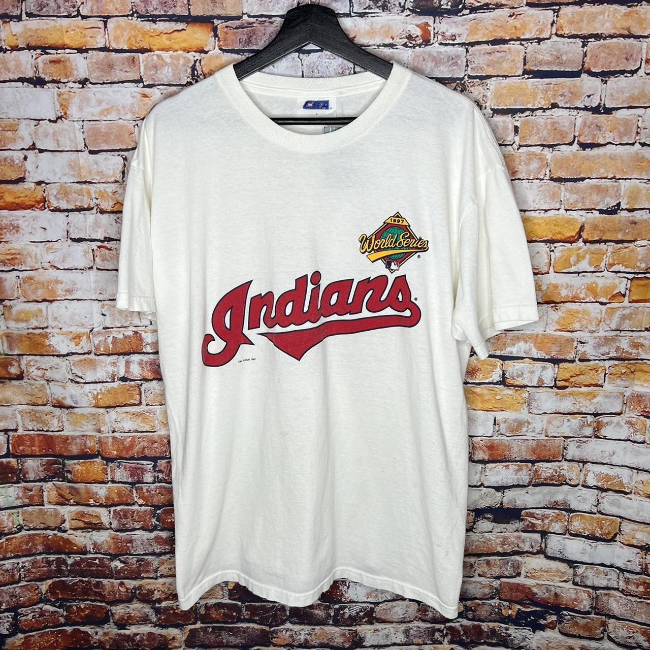 VINTAGE [1997] CLEVELAND INDIANS WORLD SERIES - Depop