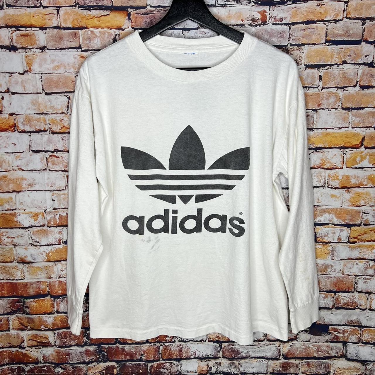 Vintage adidas long on sale sleeve