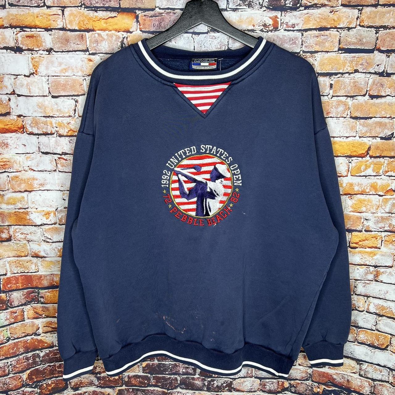 Vintage US Open 1992 Tennis Crewneck Sweatshirt... - Depop