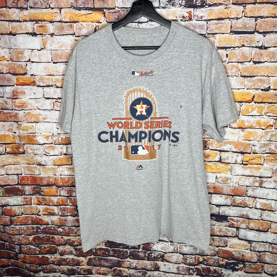 Black Astros 2017 World Series Champions shirt from - Depop