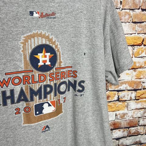 Liquid blue Astros 2017 World Series champions - Depop