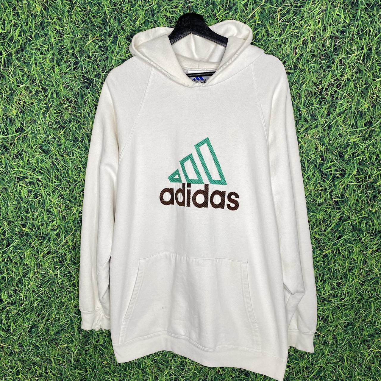 Adidas Men's White Sweatshirt | Depop