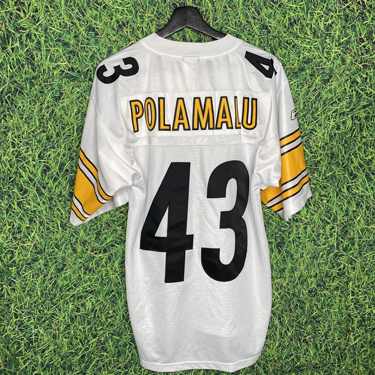 Troy Polamalu Pittsburgh Steelers NFL Reebok - Depop