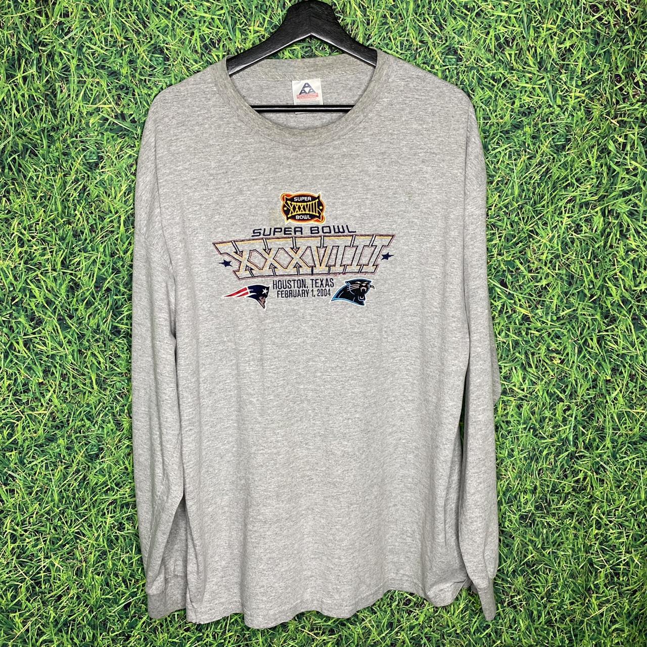 Vintage Super Bowl 38 Houston TX Patriots Vs Jaguars - Depop