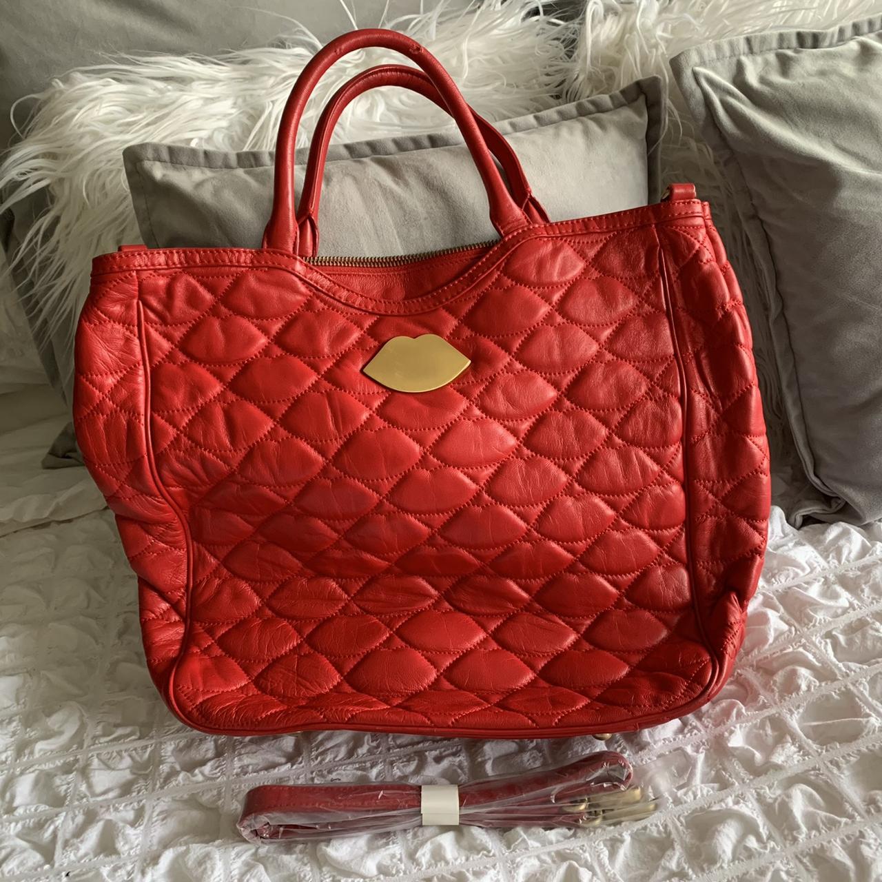 Lulu guinness red discount bag