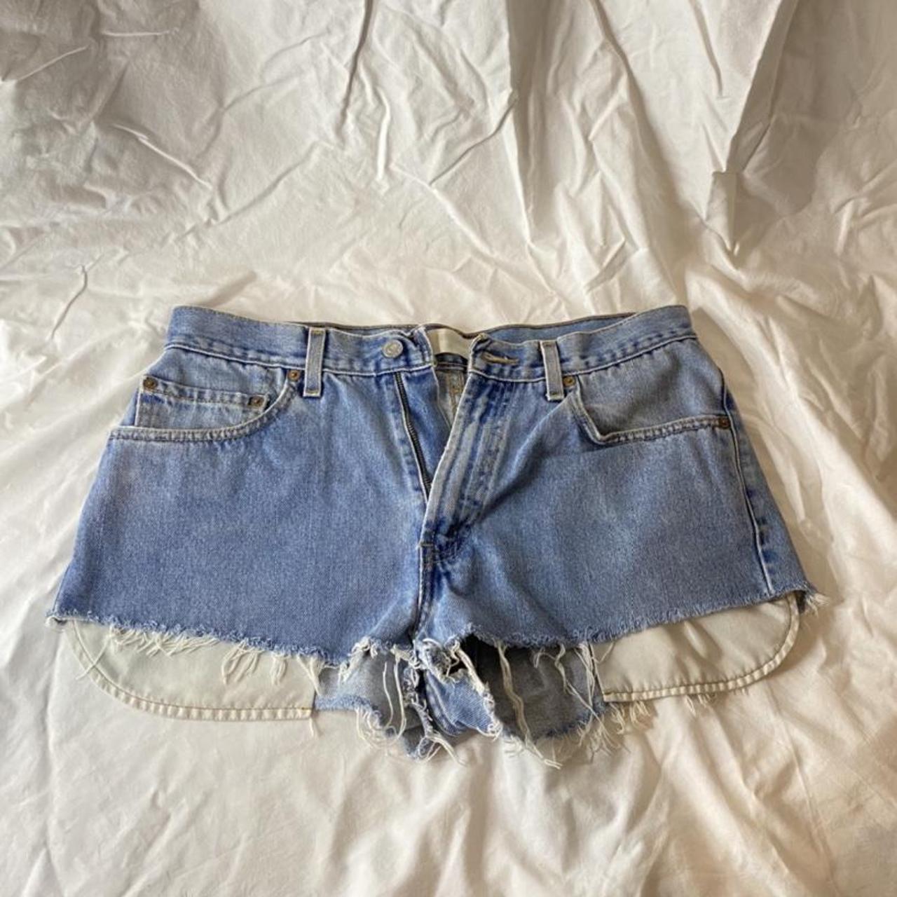 levis 505 cut off shorts