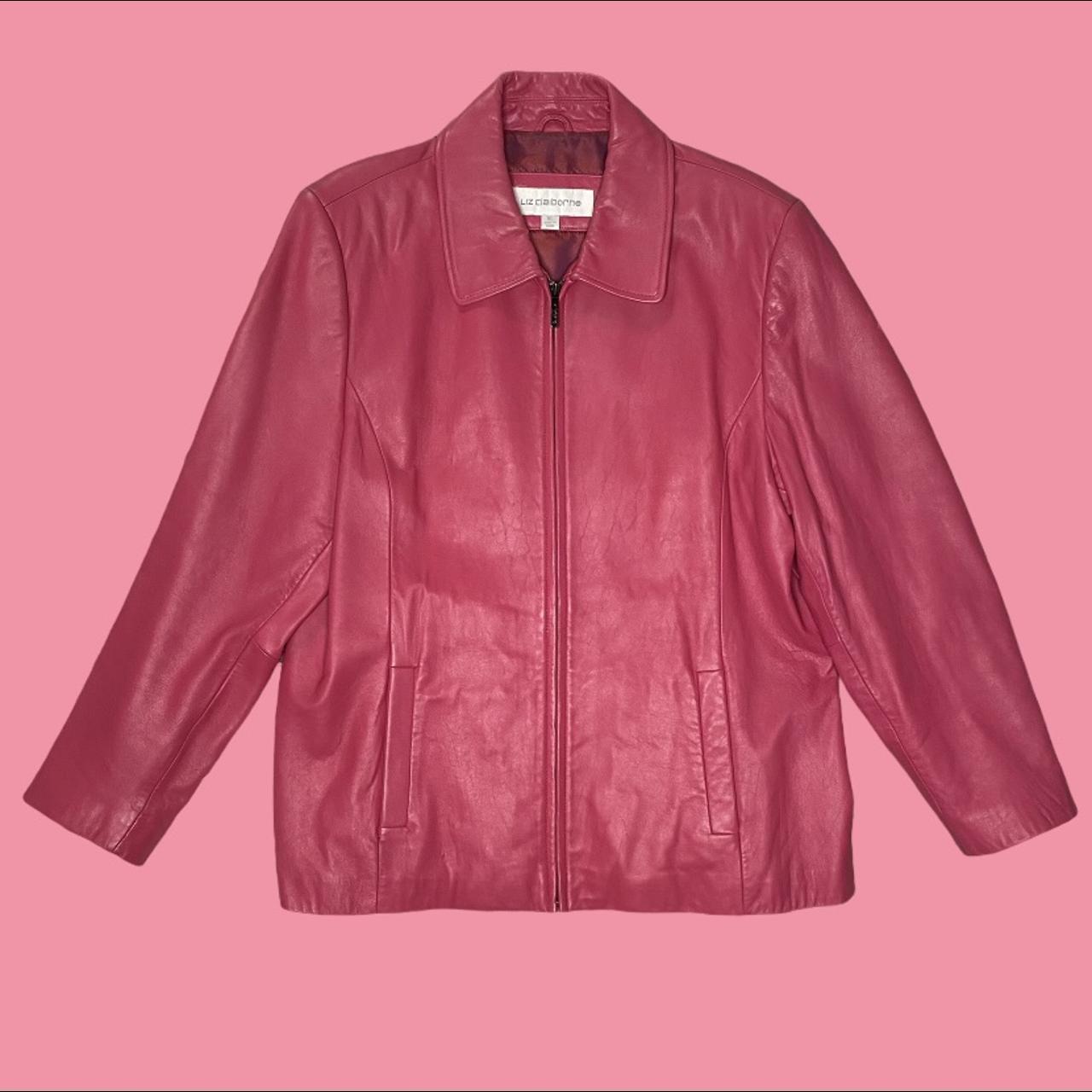 liz claiborne leather jacket