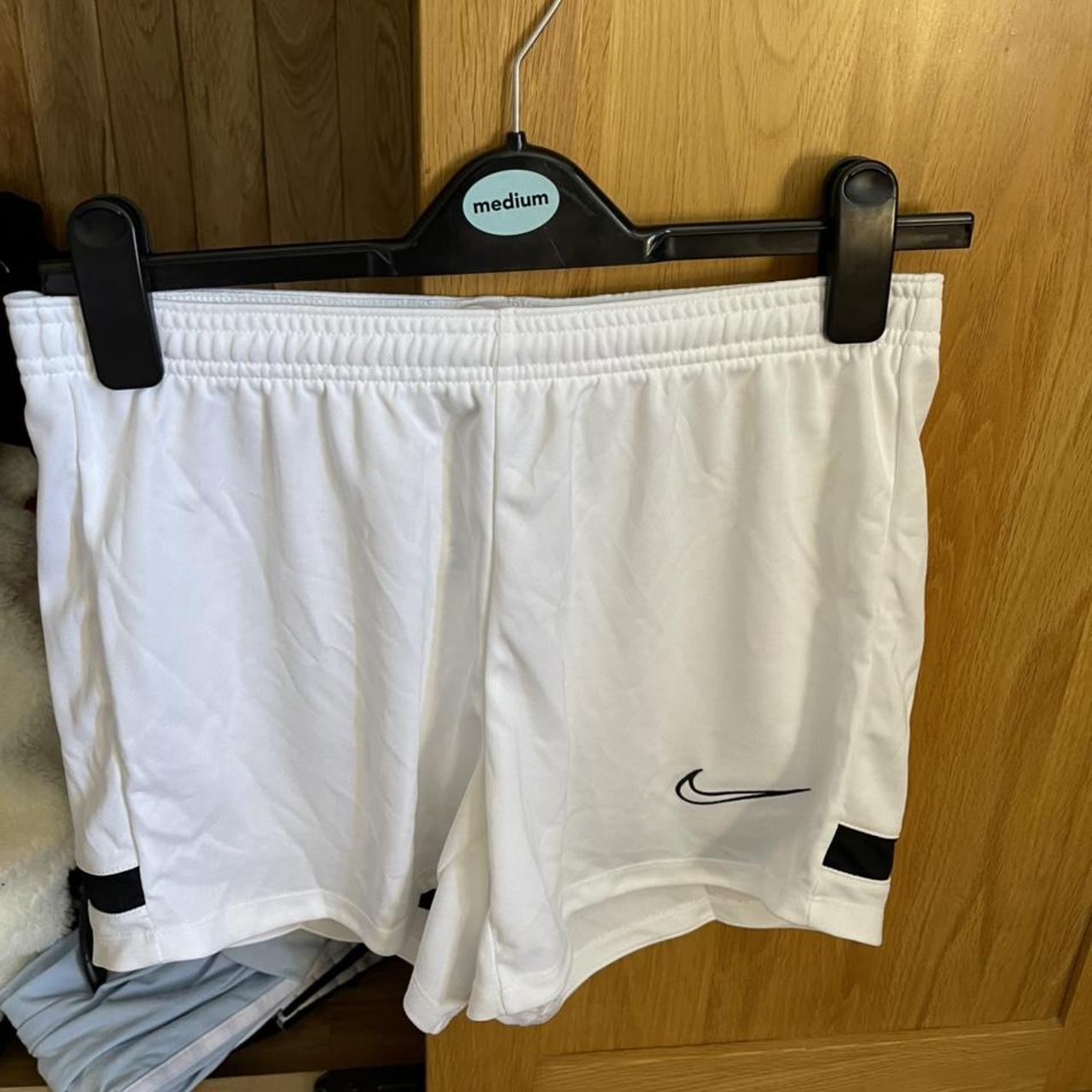Nike dri fit white shorts in small. Brand new... - Depop