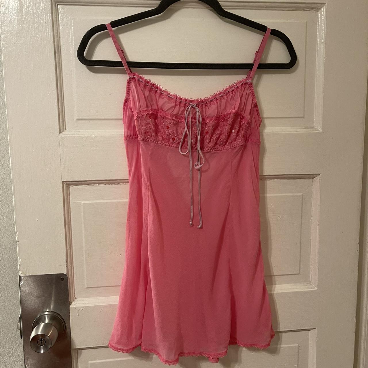 Victoria's Secret Y2K Yellow Babydoll sz 38 - Depop