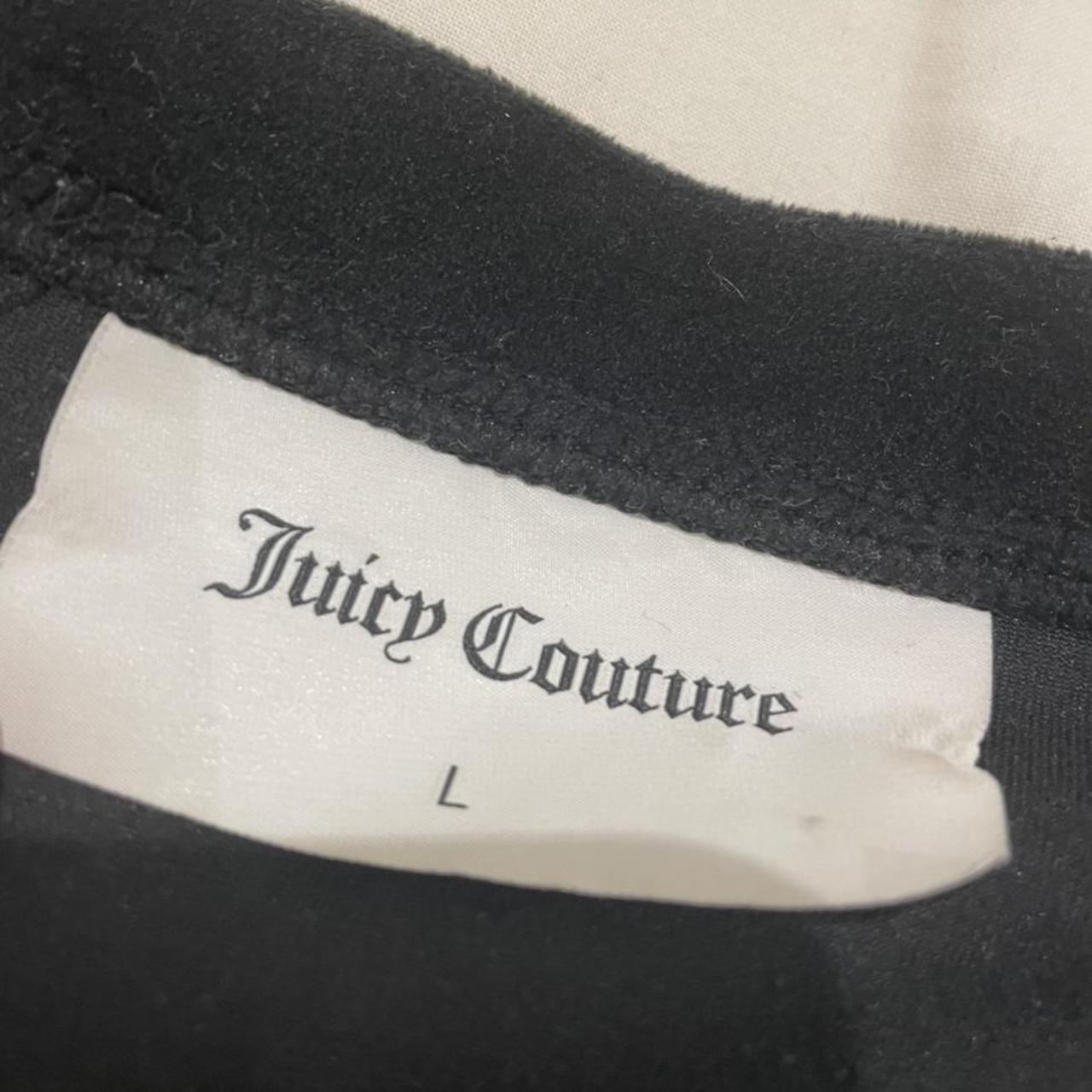 -Juicy Couture black velvet/ velour diamanté tube... - Depop