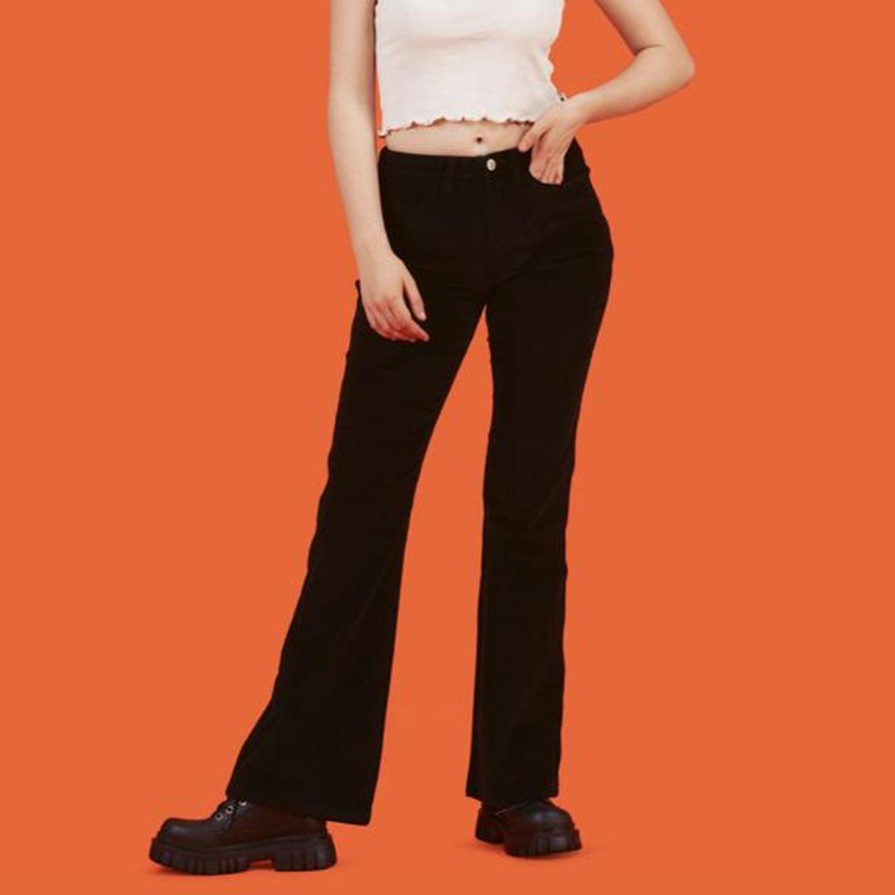 selling my unif hazel pant - dark brown fitted... - Depop