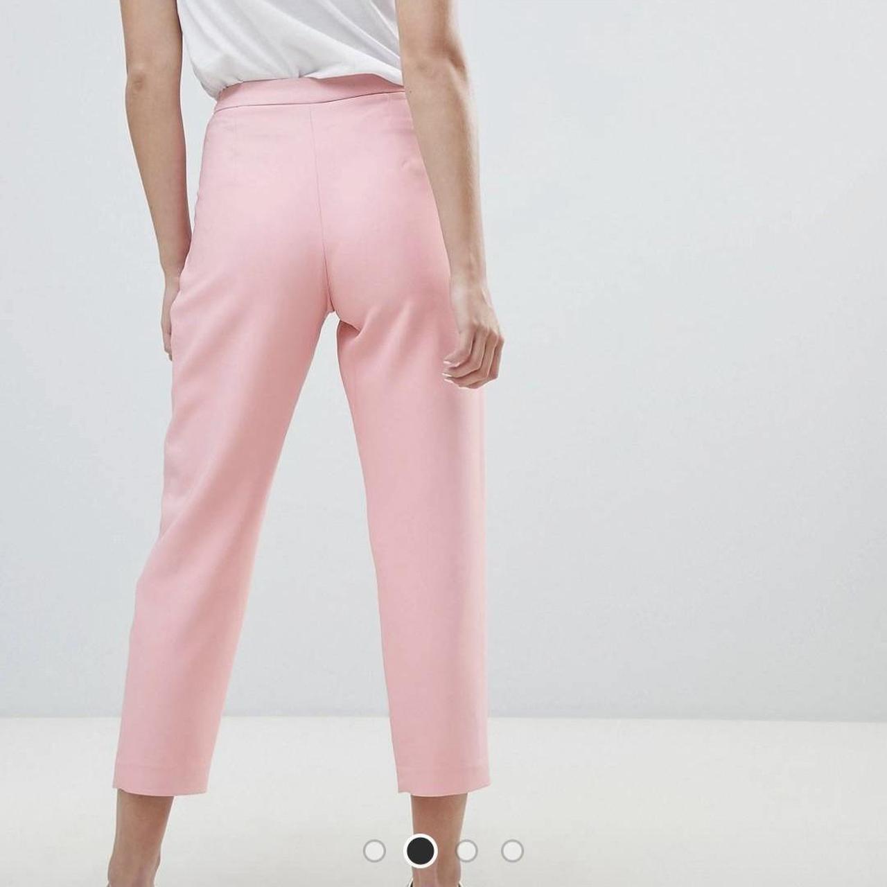 River Island Pink check belted culottes ($76) ❤ liked on Polyvore featuring  pants, capris, pink, wide le… | High waisted cropped pants, Tall wide leg  pants, Clothes