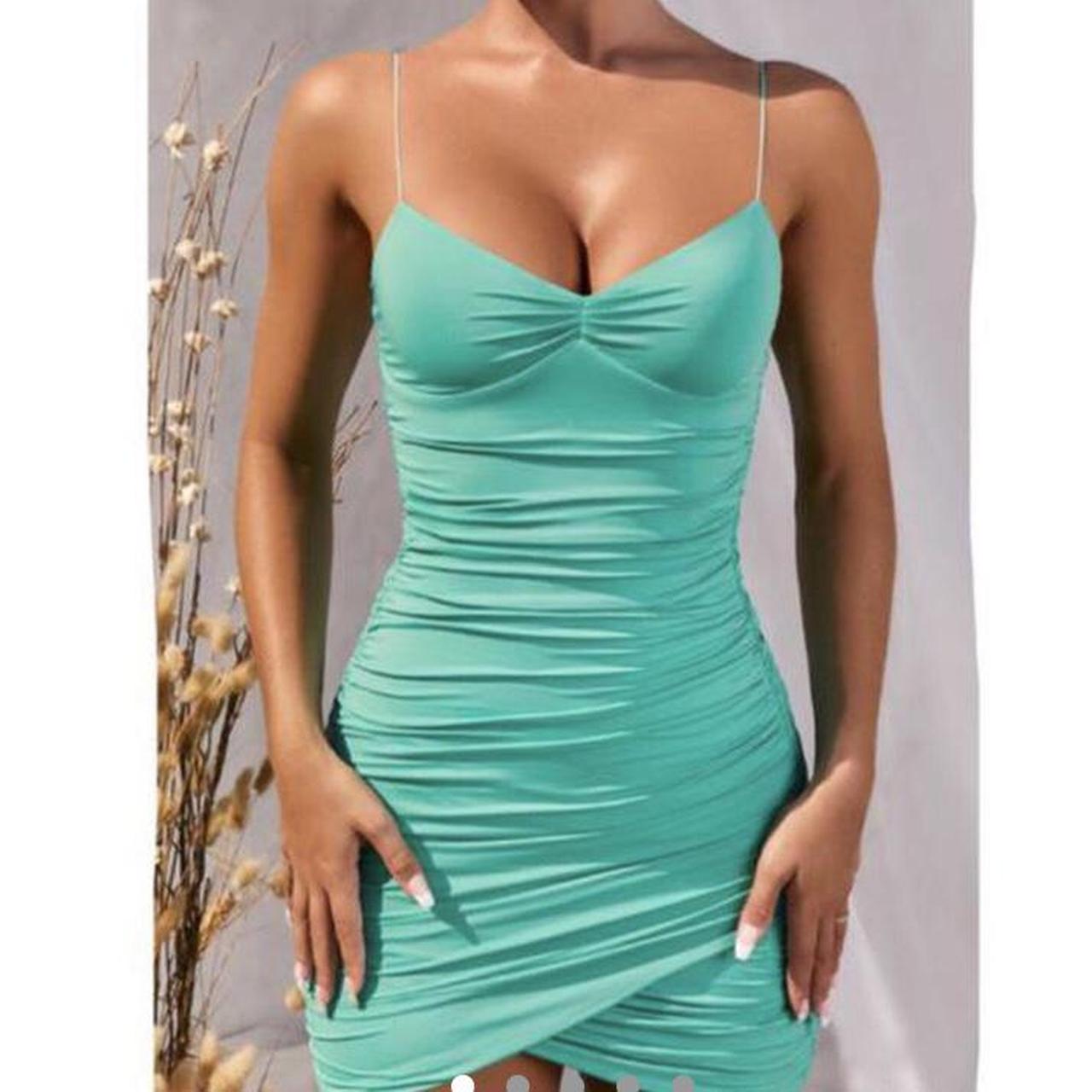 turquoise dress oh polly