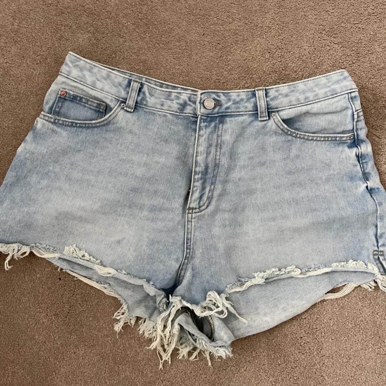 Penneys denim shorts with frayed ends. Worn a. Depop