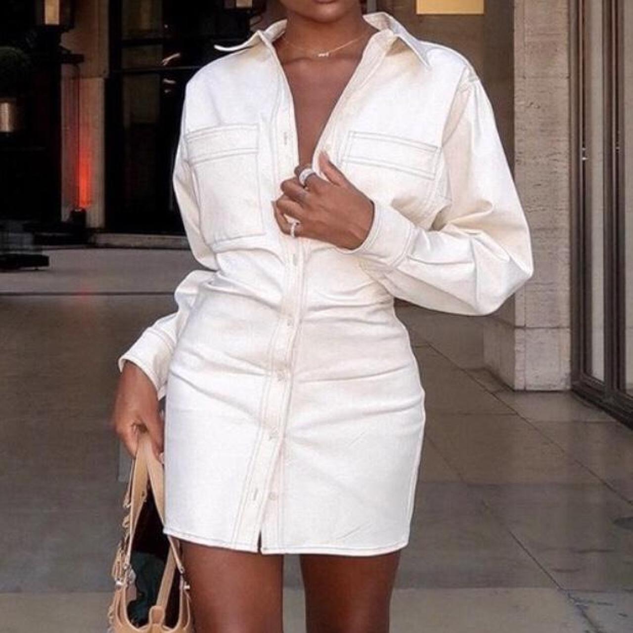 Zara denim dress like new, worn Depop