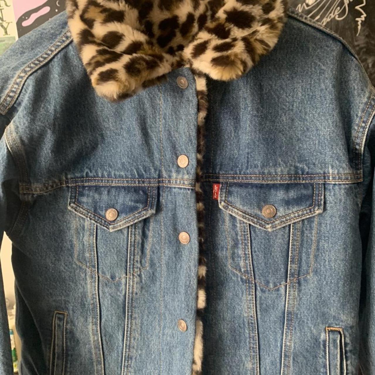 Supreme × Levi's leopard denim jacket Supreme Leopard Denim Jacket Leopard Men's - SS15 - US