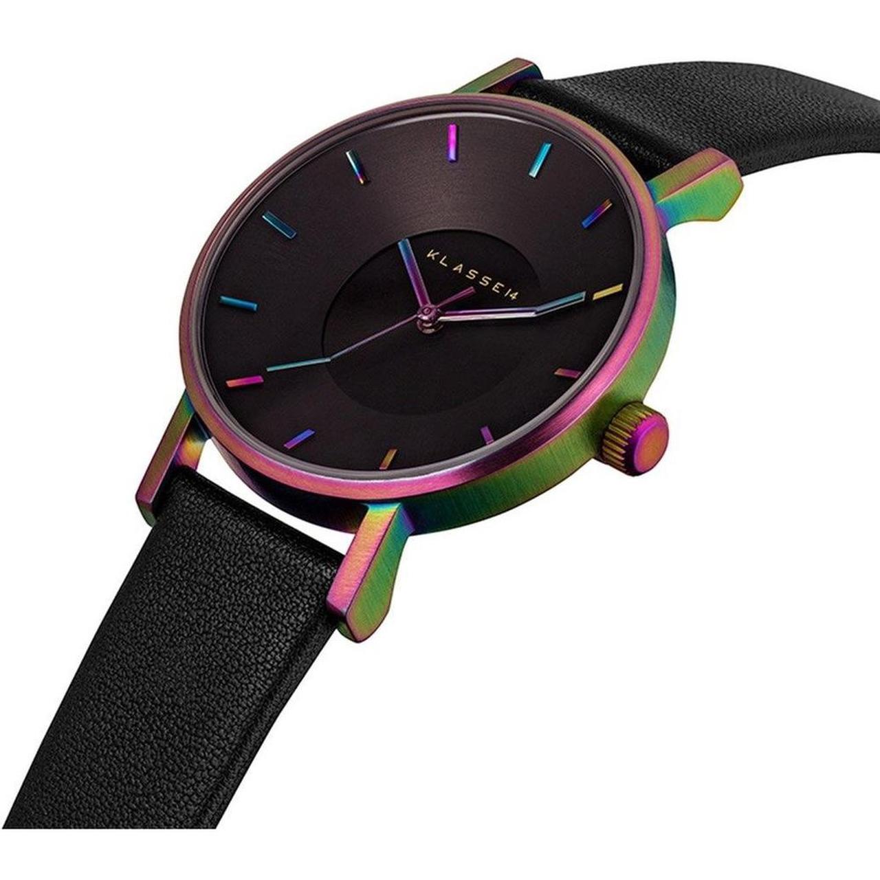 Klasse14 VOLARE RAINBOW BLACK LEATHER 36MM — Coolest... - Depop