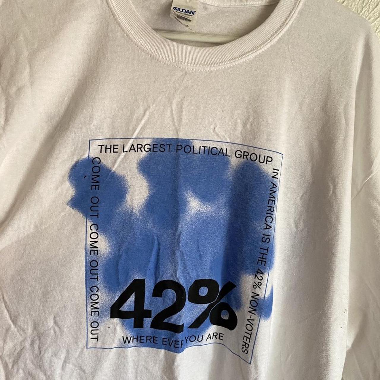 Frank Ocean store Blonded Blond 42% Voters Longsleeve Tour Merch in White Large