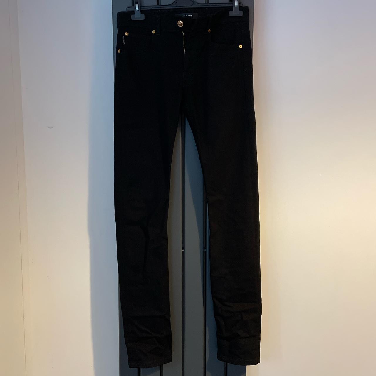 Versace Men's Black Jeans | Depop