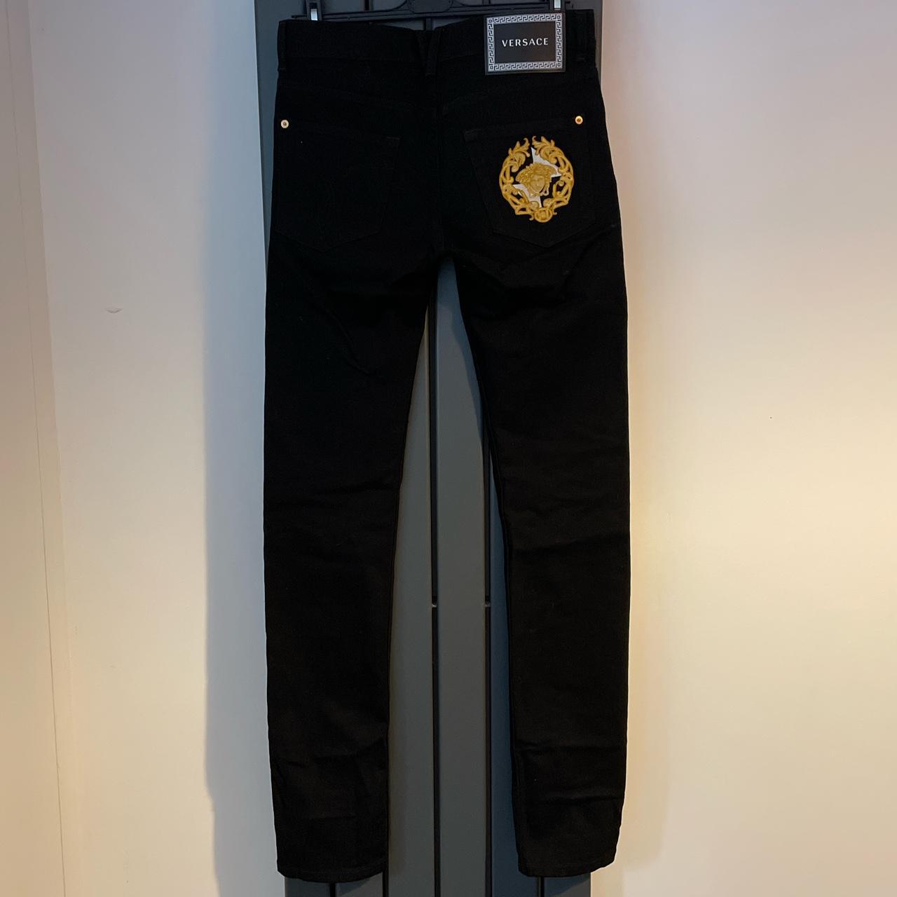 versace jeans black trainers