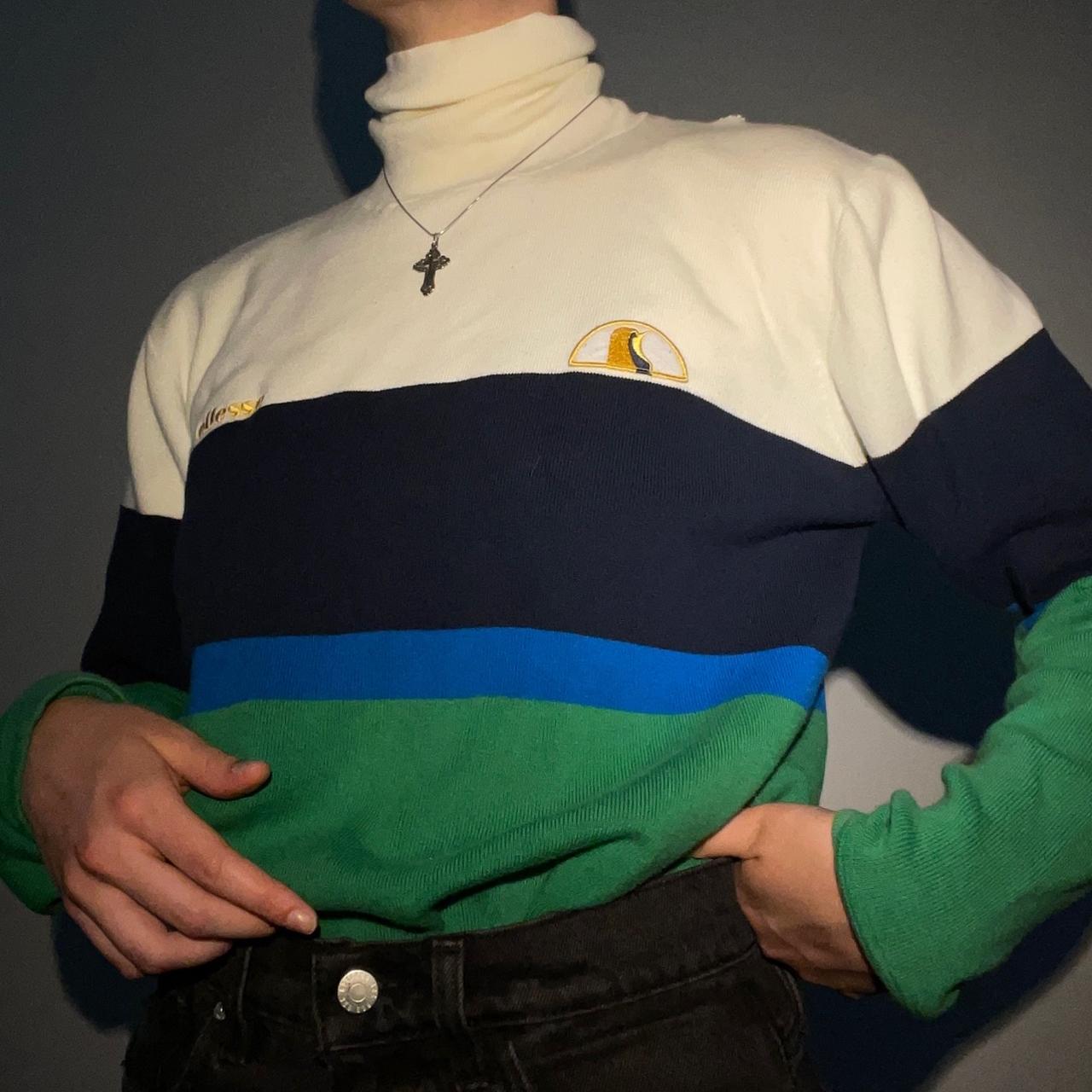 vintage ellesse turtleneck this sweater has a Depop