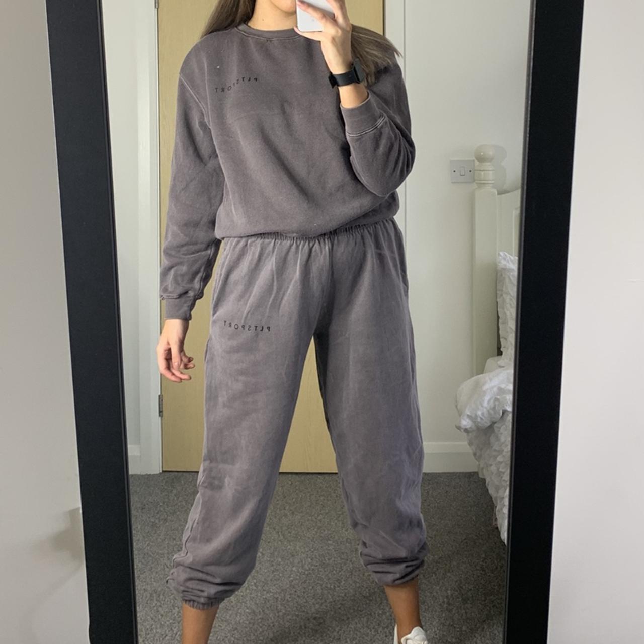 PLT Sport Grey Tracksuit Pretty little thing Such a... - Depop