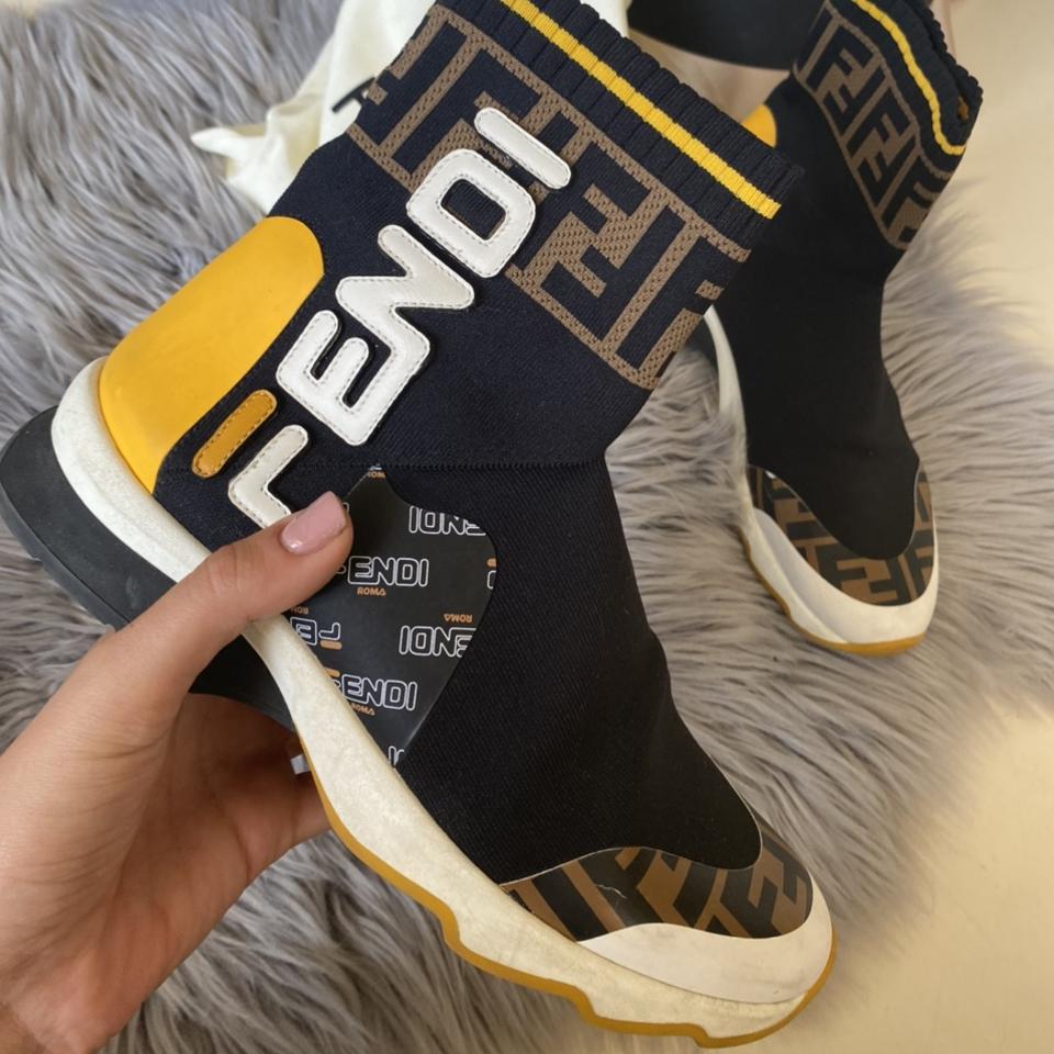 FENDI x FILA Sock Sneakers fendixfila socks. Depop