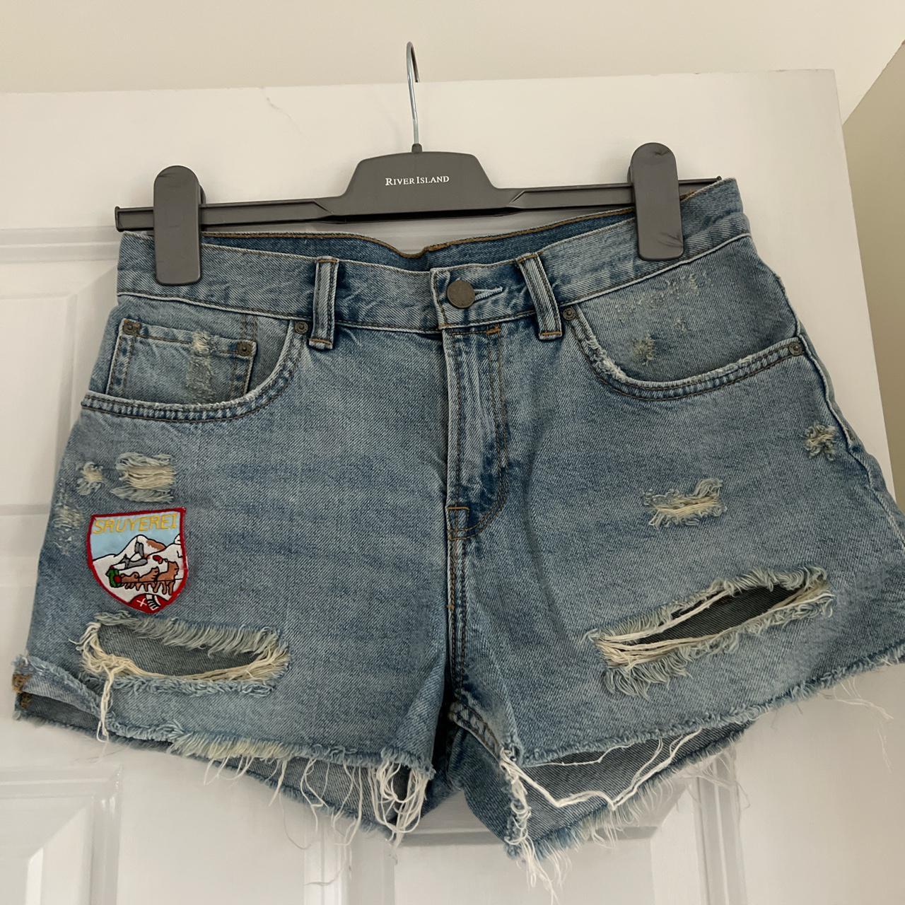ALL SAINTS Denim Shorts Waist Size W26 (UK6/8) 💌... Depop