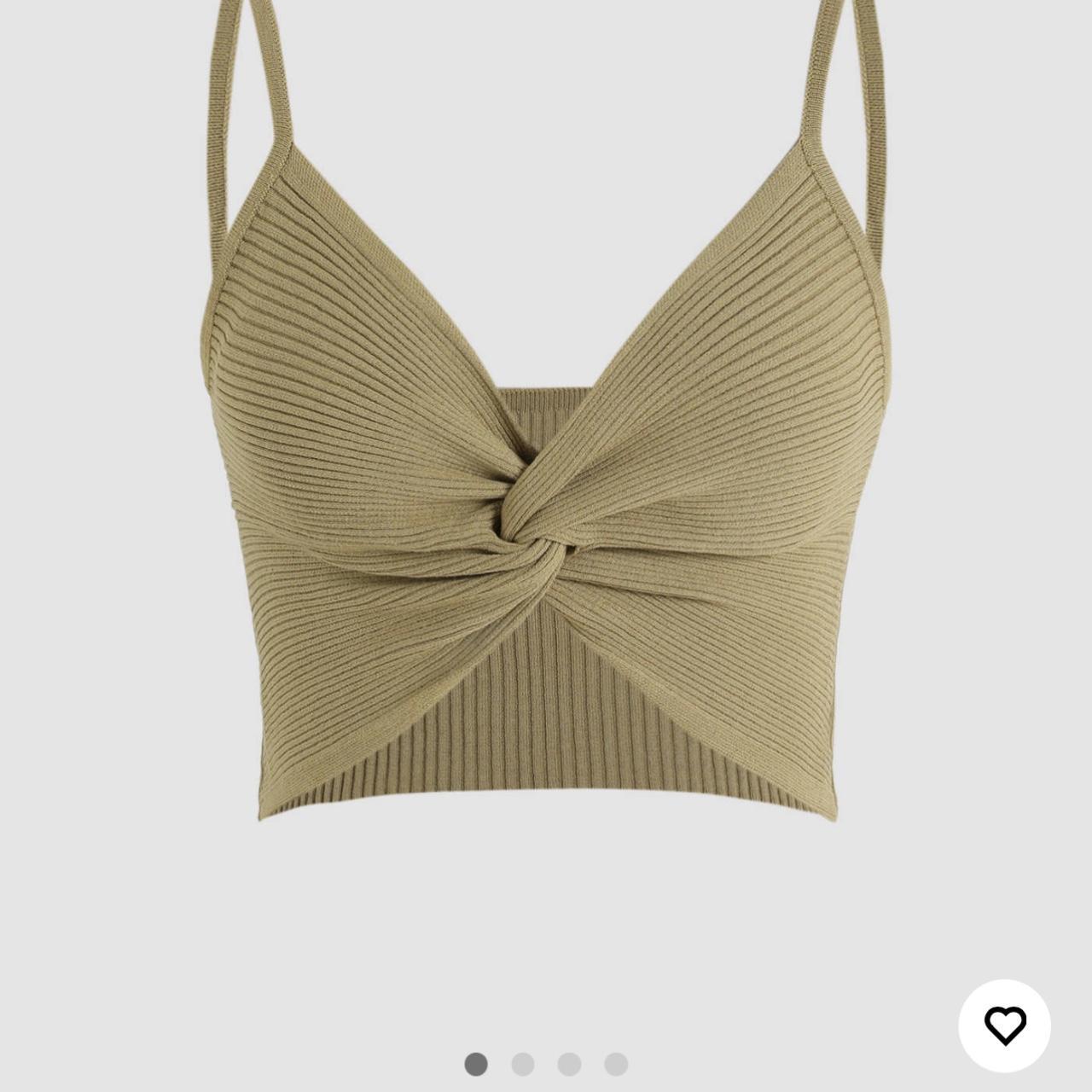 Cider Women's Khaki and Green Jumpsuit Depop