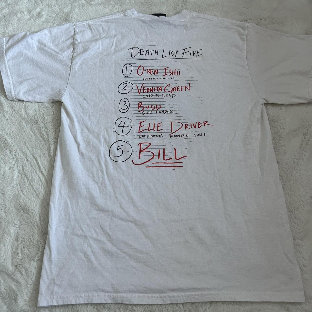 HUF x Kill Bill Death List White T-Shirt