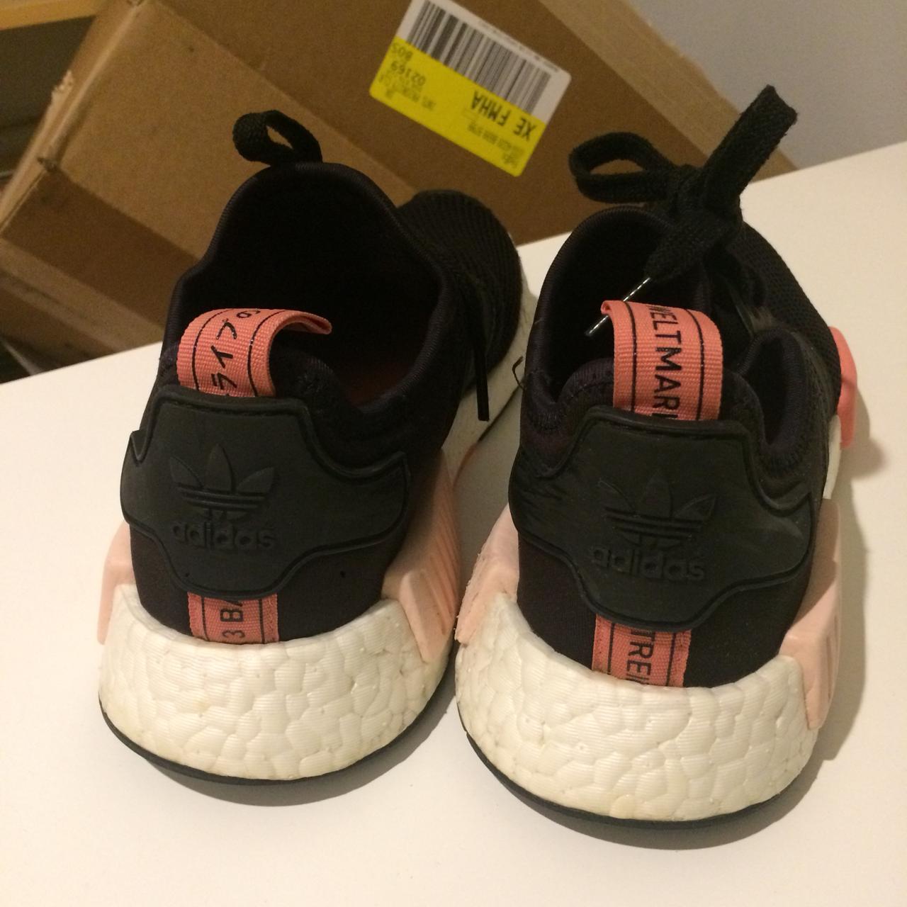 Adidas Peach Pink NMD R1 Size 6.5 womens rare... - Depop