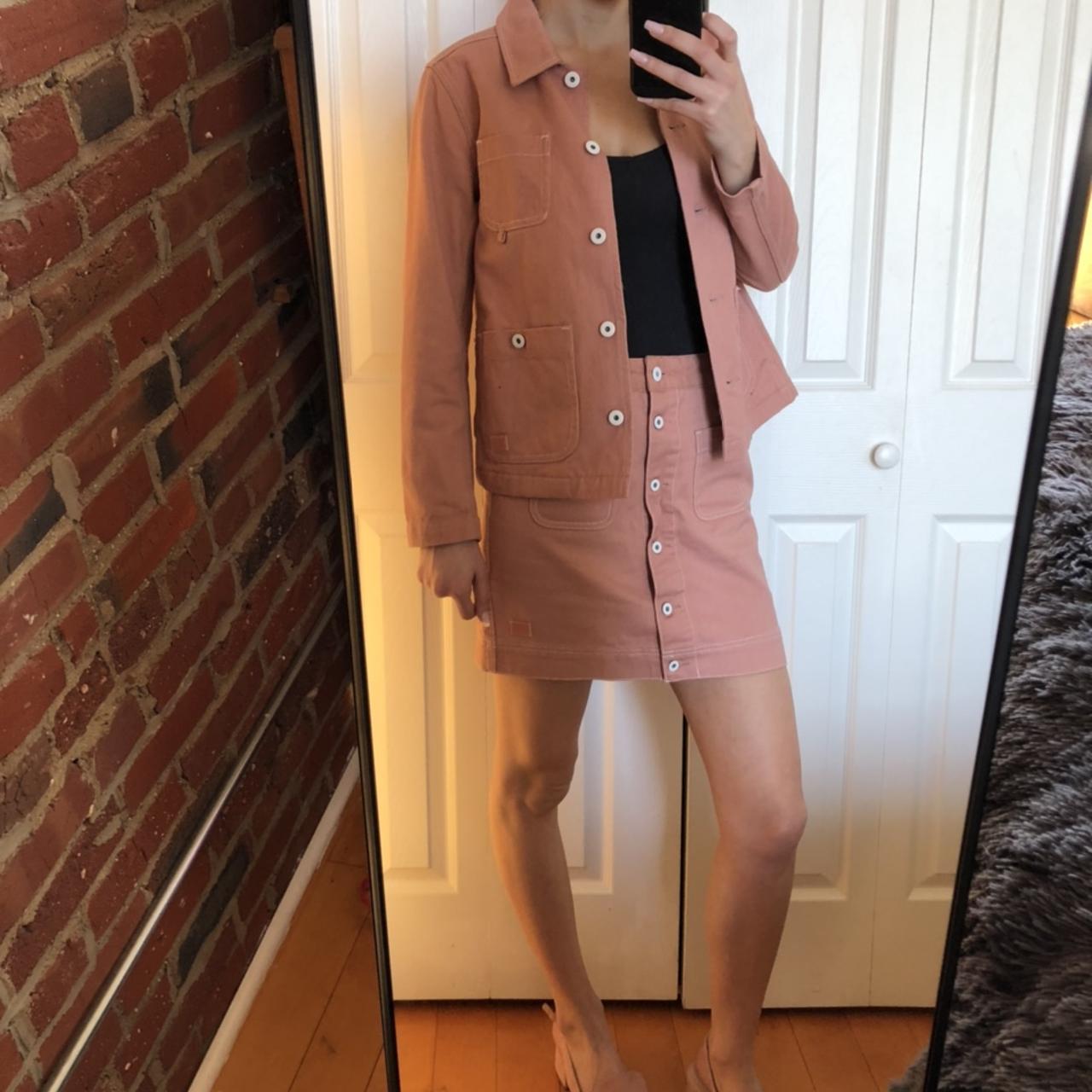 Skirt Outfit Pink Cord Skirt And Jacket Scotch Soda Pink Jacket