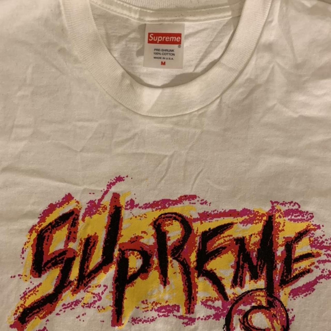 New Supreme Scratch Tee - White Medium, Would fit...