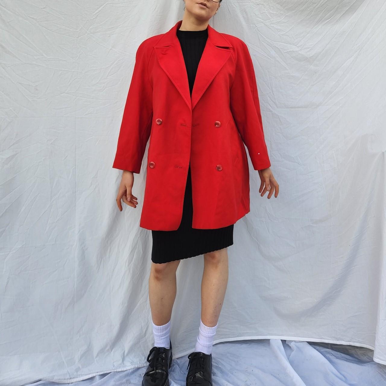 Women's Red Coat Depop