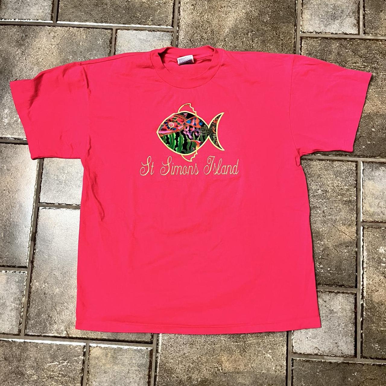 Vintage 90s St. Simons Island all embroidered... Depop