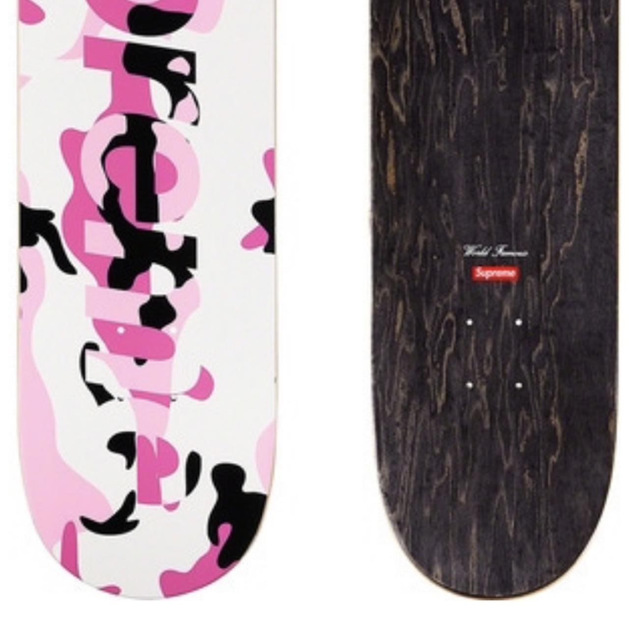 小物 Supreme Digi Skateboard Deck 2017 Pink Pink 27