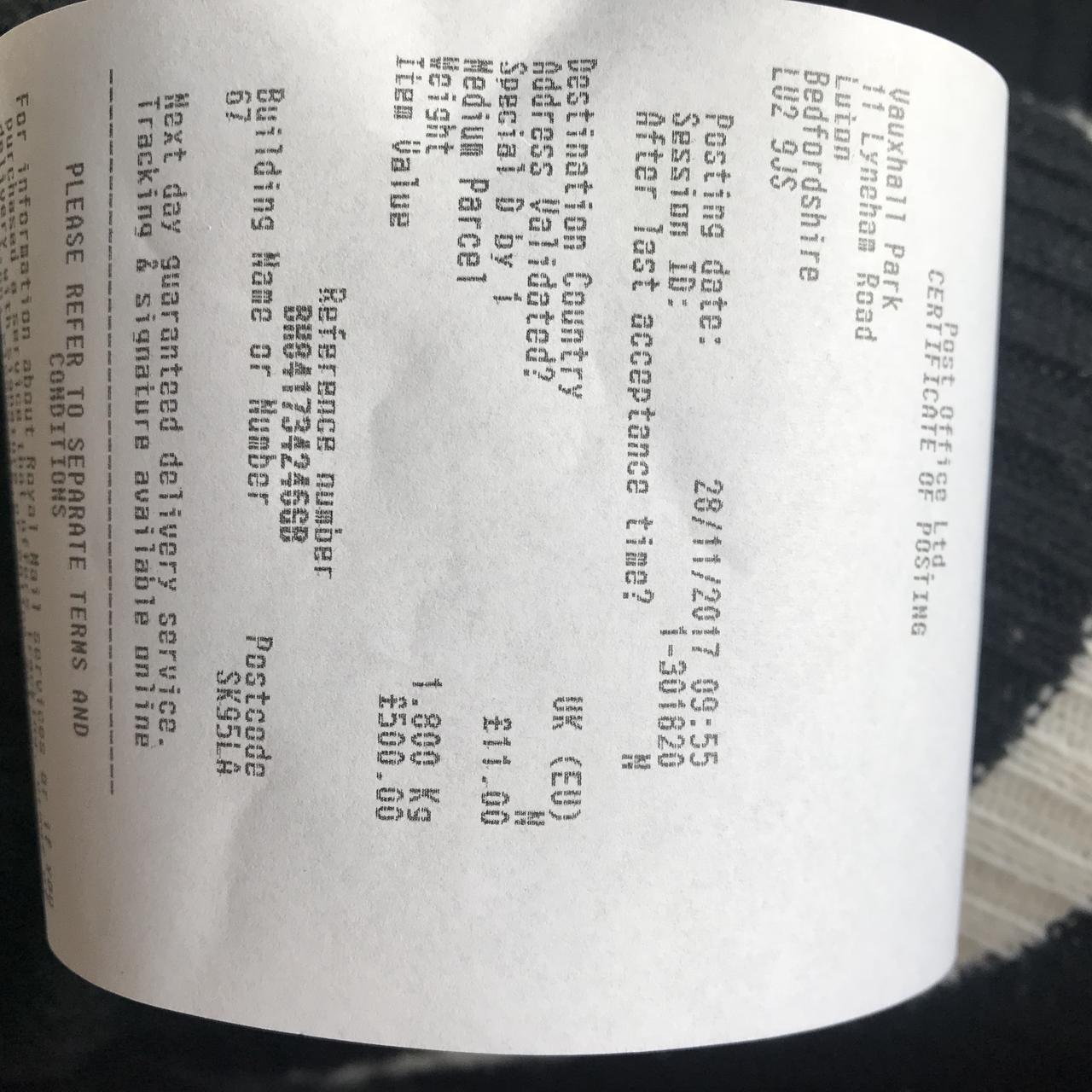 Receipt for delivery Giuseppe zanotti White size 10 Depop