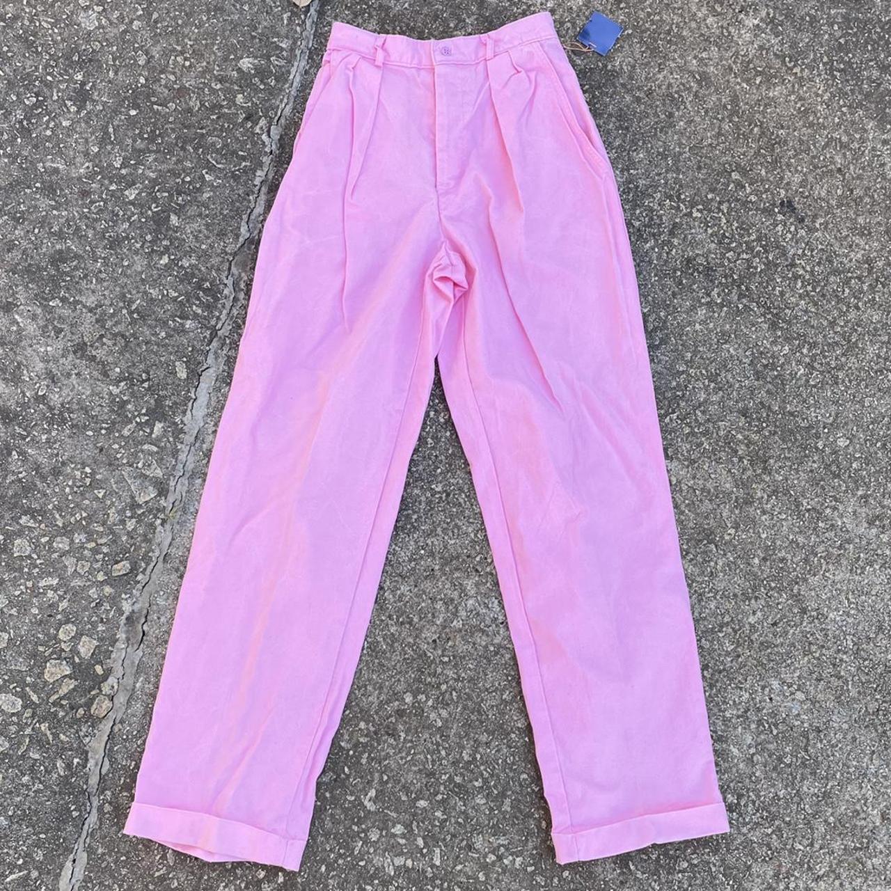 💖💗💞 VINTAGE PINK POLO PANTS 💕💗💖 deadstock NWT, fits... - Depop