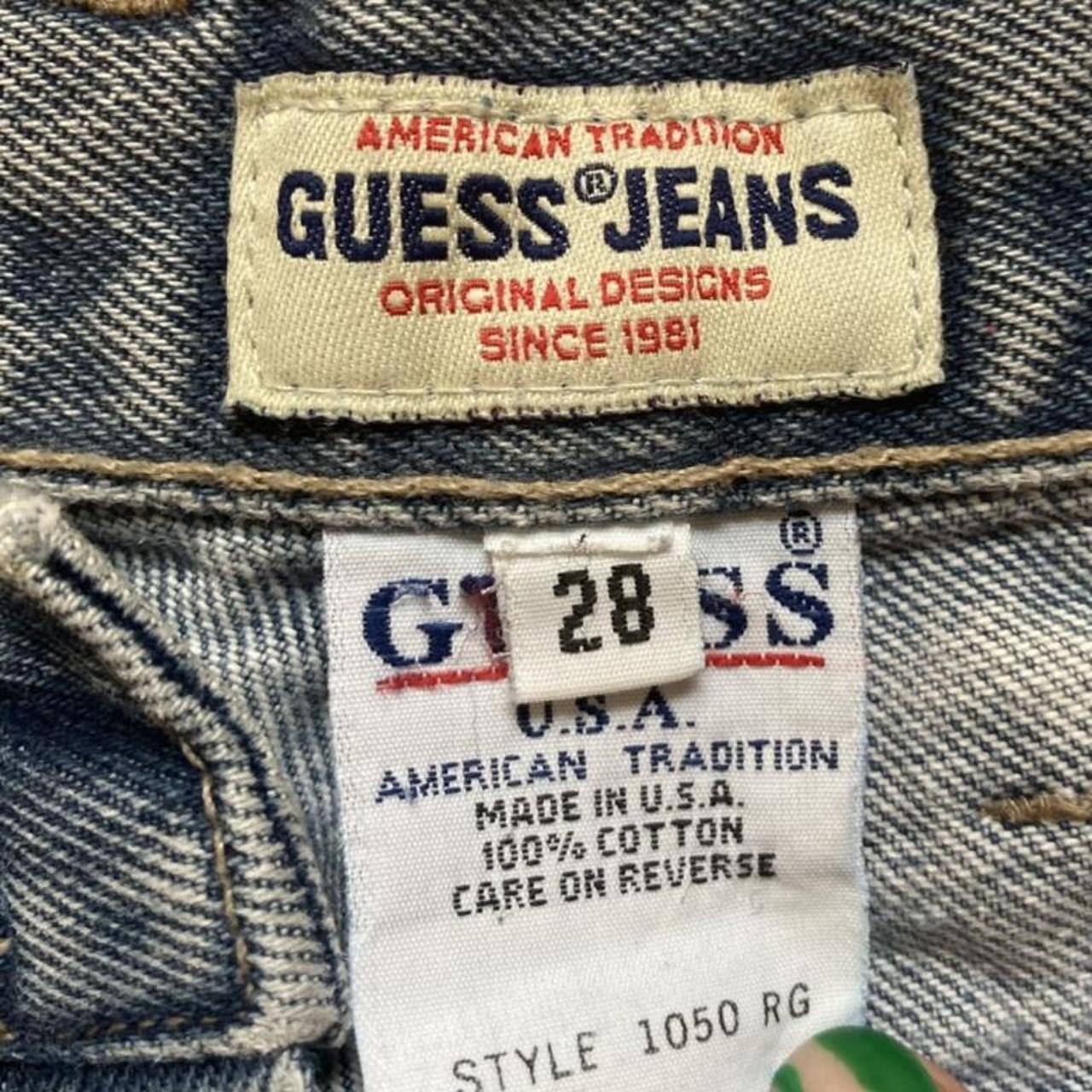 Size 28 light wash denim guess jeans Depop
