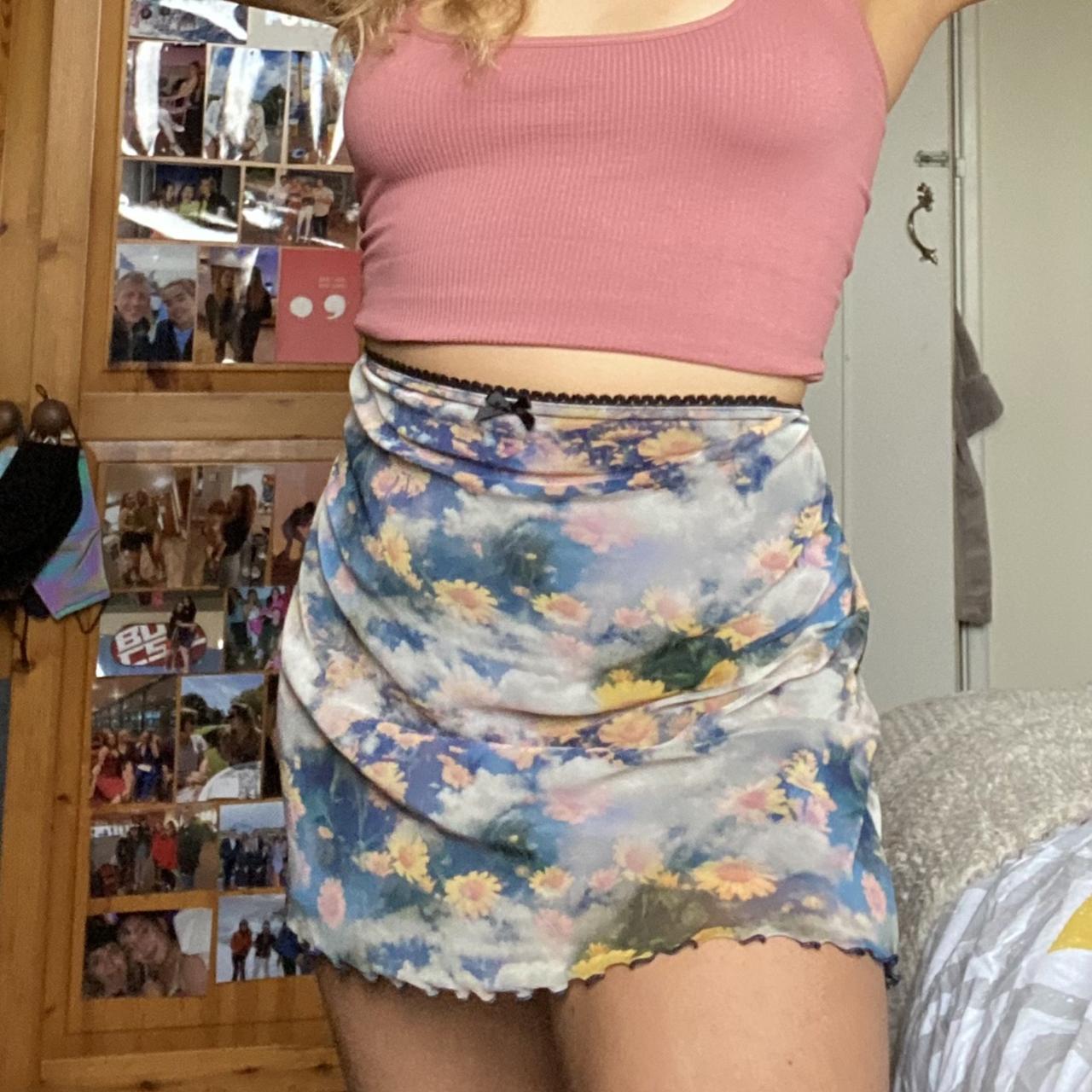 Urban Outfitters floral skirt, It’s a big too
